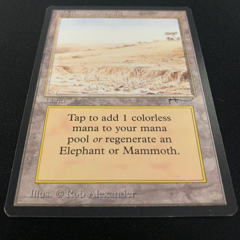 Magic the Gathering Elephant Graveyard - Arabian Nights 