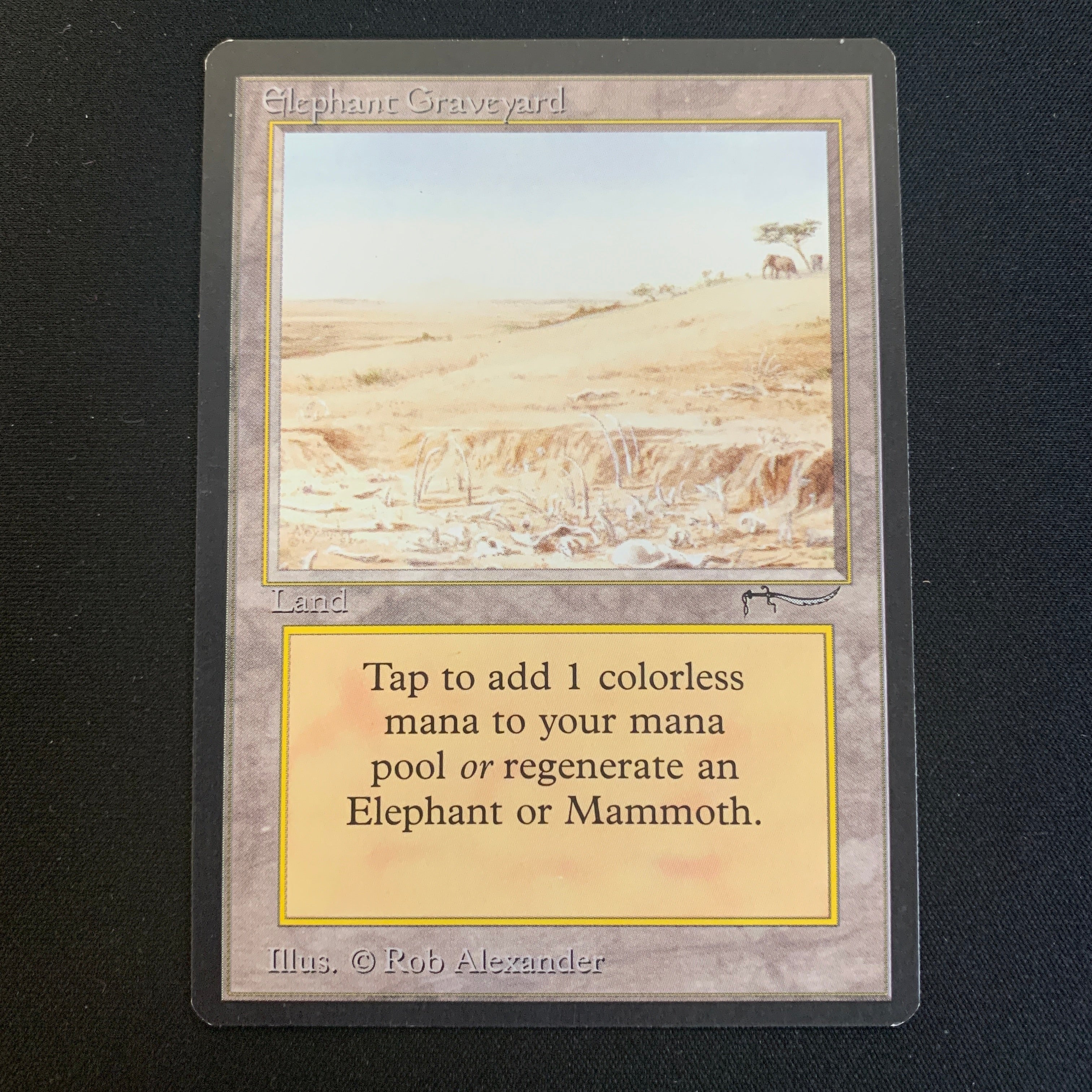 MTG Singles - Elephant Graveyard - Arabian Nights - 