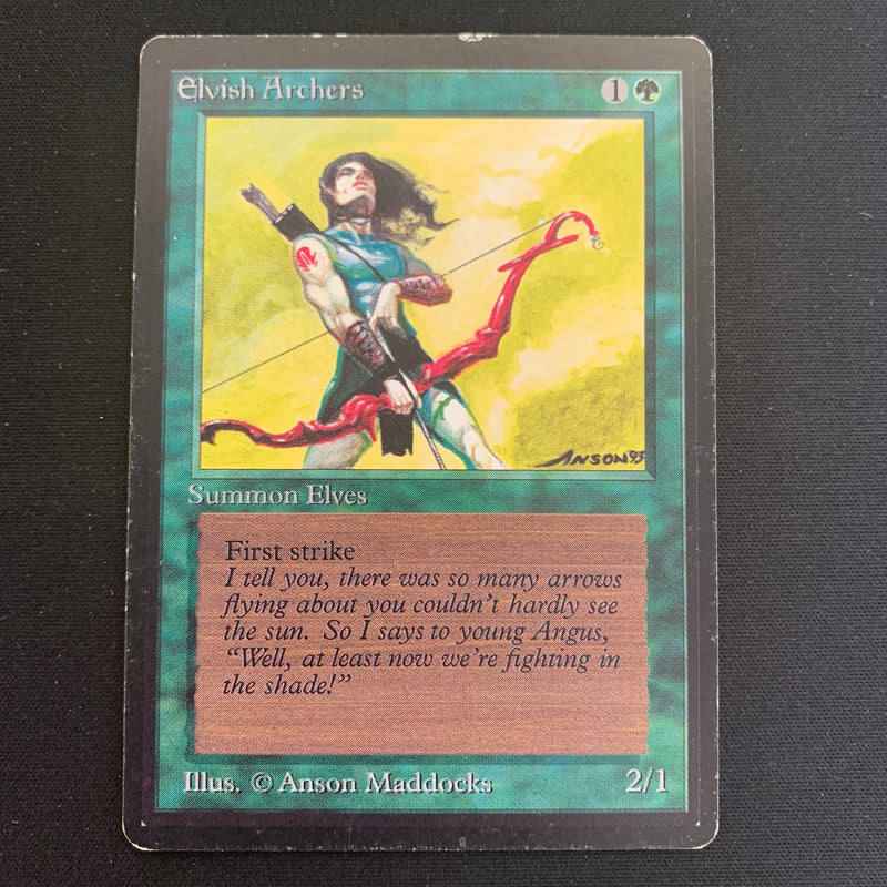 Magic the Gathering Elvish Archers - Beta 