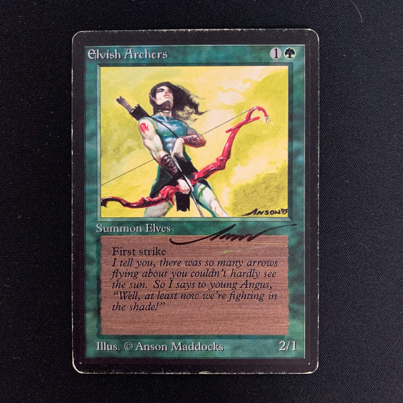 Magic the Gathering Elvish Archers - Beta 