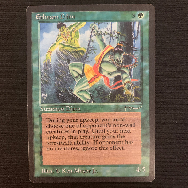 Magic the Gathering Erhnam Djinn - Arabian Nights NM - 22935