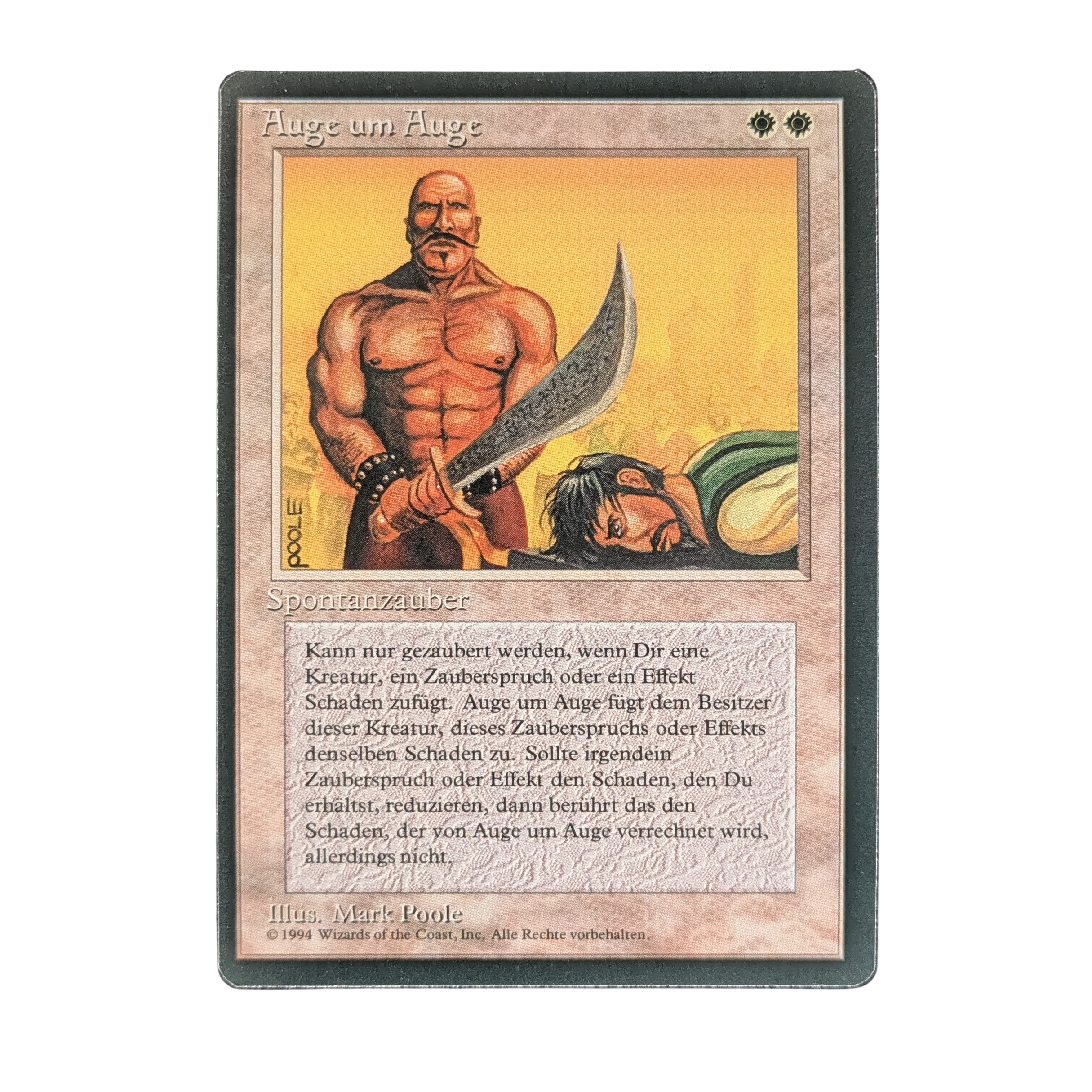 MTG Singles - Eye for an Eye - Foreign Black Bordered - German - 