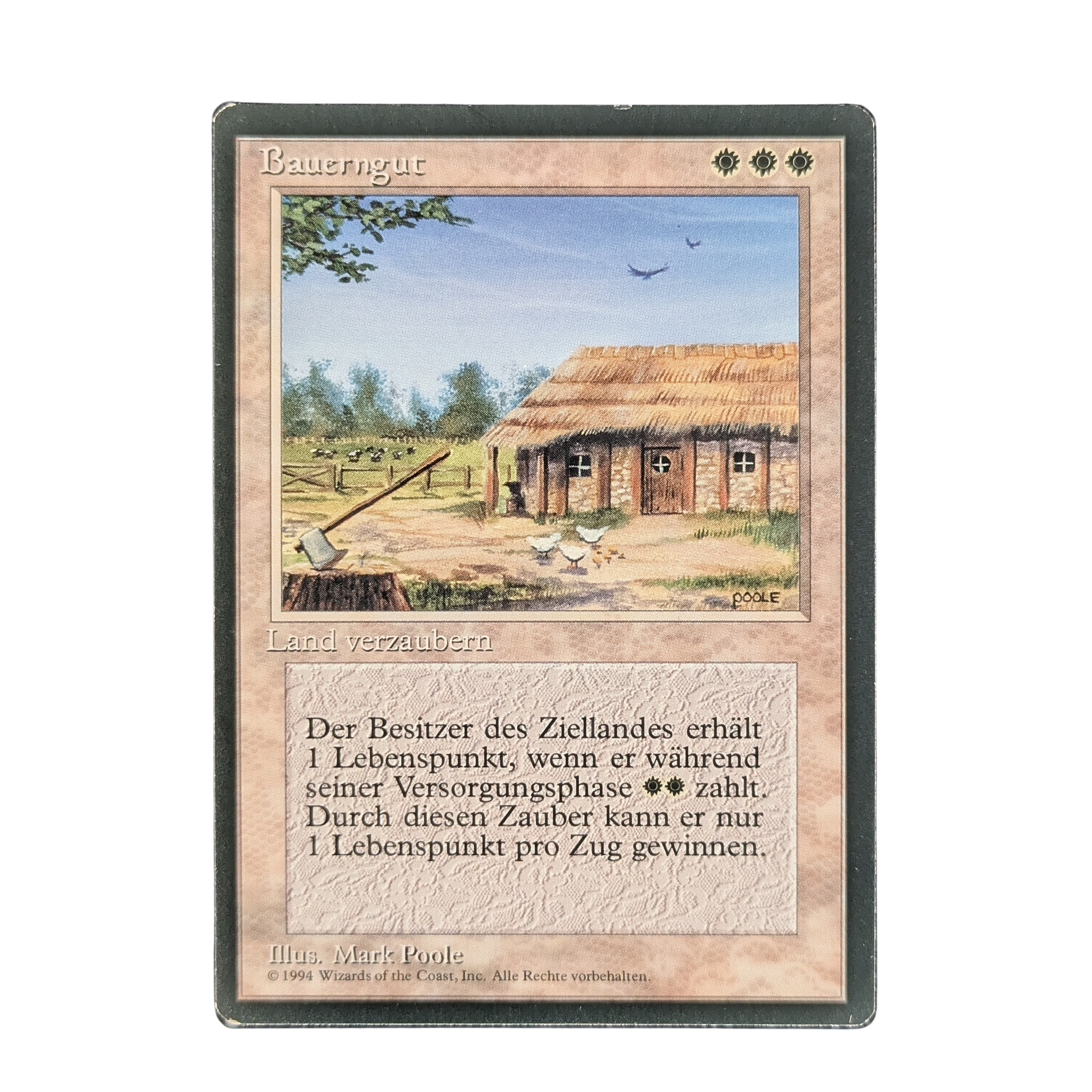 MTG Singles - Farmstead - Foreign Black Bordered - German - 
