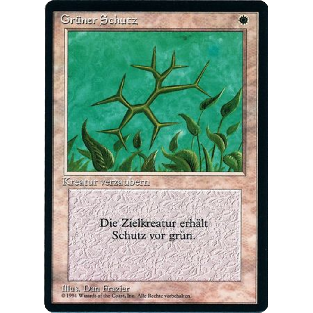 MTG Singles - Green Ward - Foreign Black Bordered - German - Regular