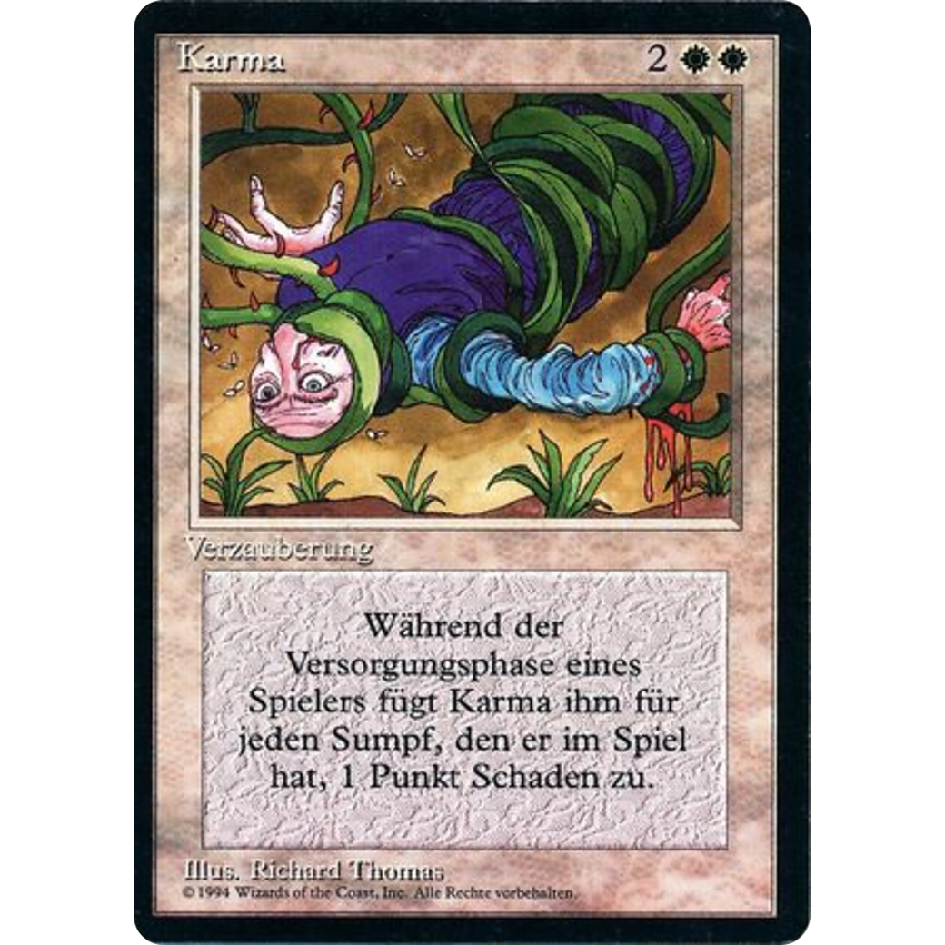 MTG Singles - Karma - Foreign Black Bordered - German - Regular