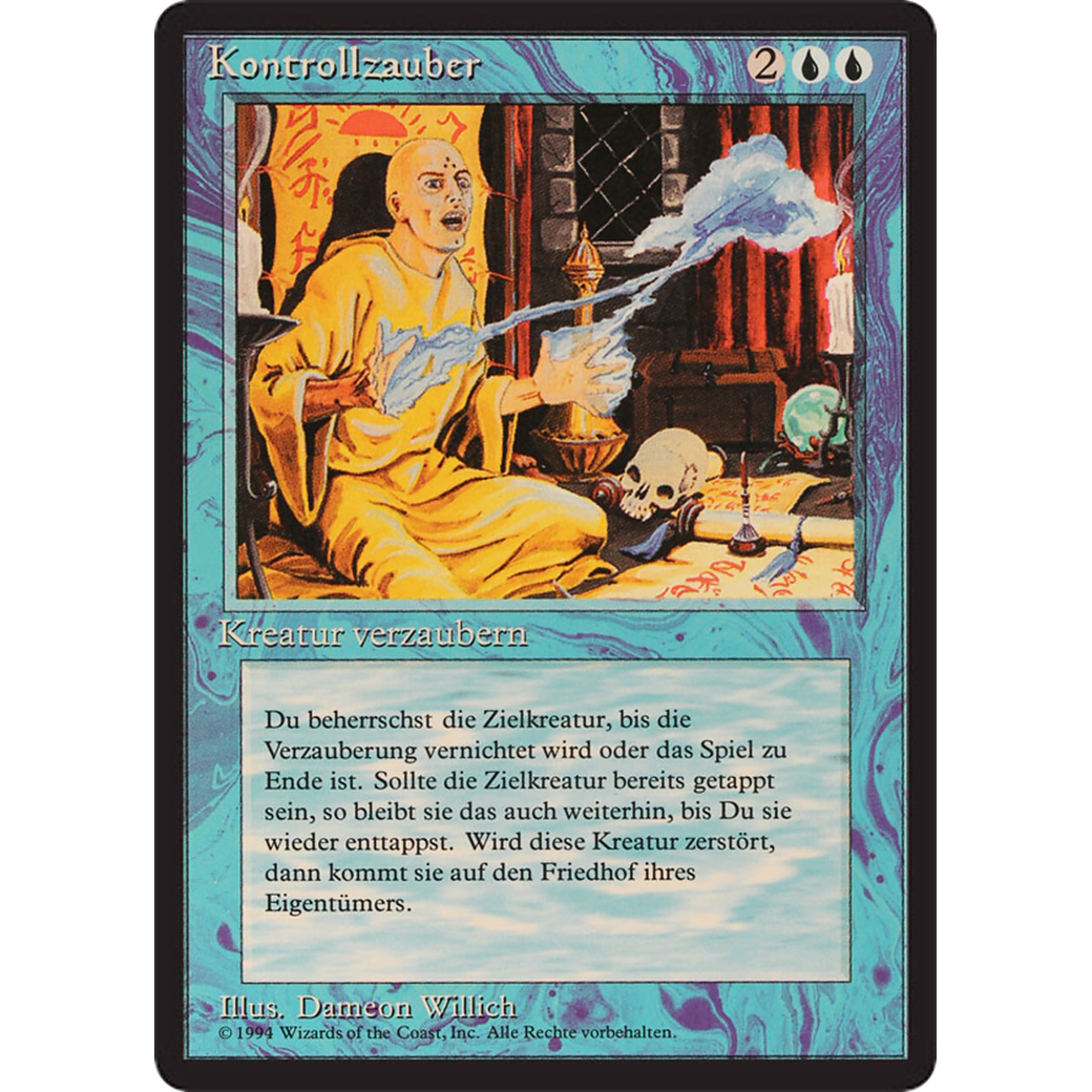 MTG Singles - Control Magic - Foreign Black Bordered - German - Regular