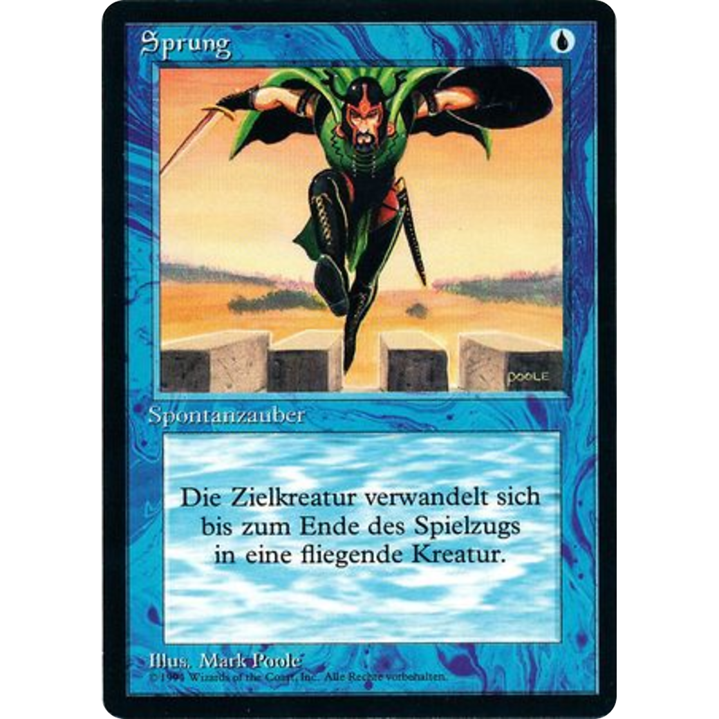 MTG Singles - Jump - Foreign Black Bordered - German - Regular
