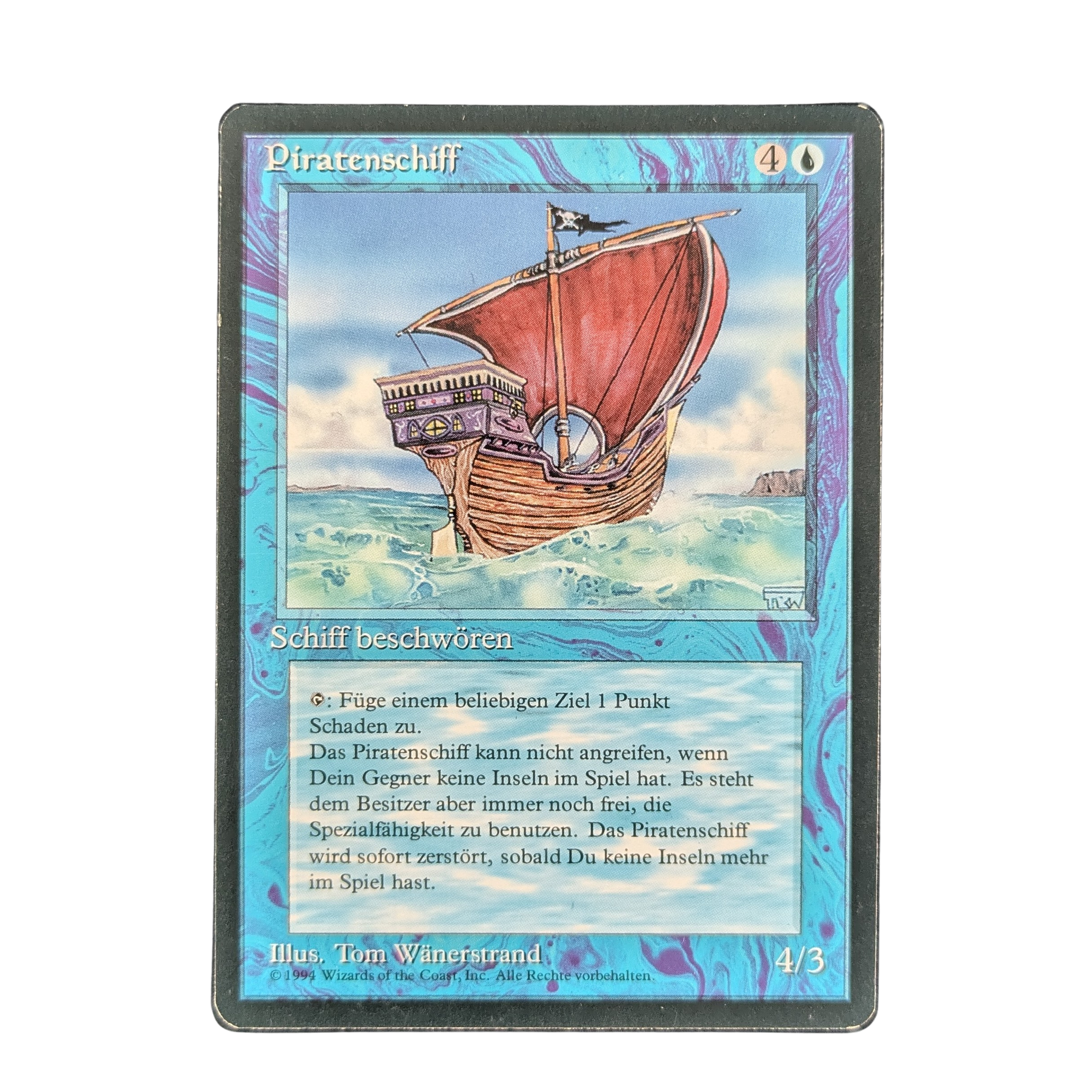 MTG Singles - Pirate Ship - Foreign Black Bordered - German - 