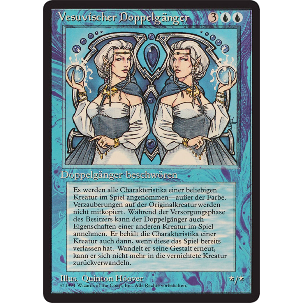 MTG Singles - Vesuvan Doppelganger - Foreign Black Bordered - German - Regular