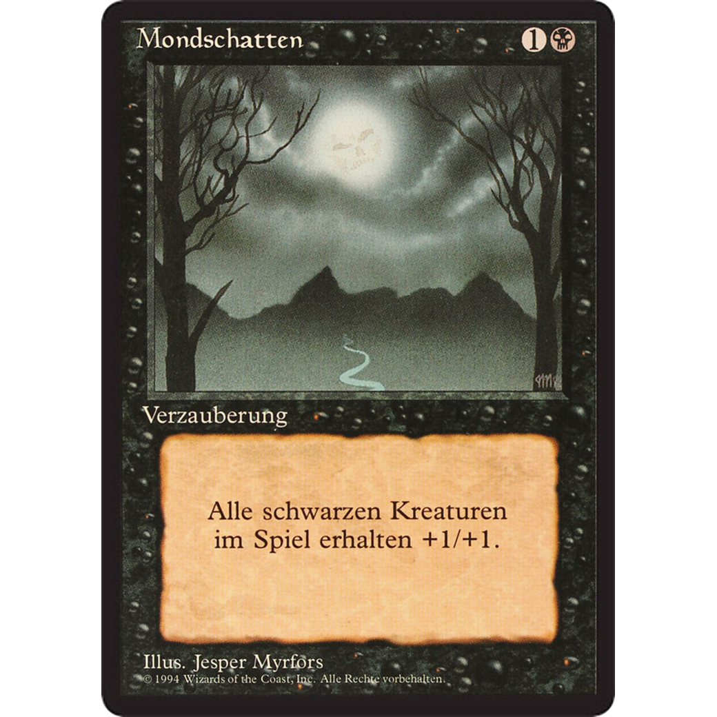 MTG Singles - Bad Moon - Foreign Black Bordered - German - Regular