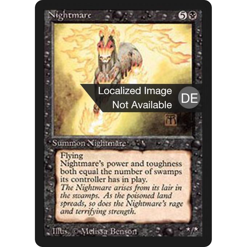 MTG Singles - Nightmare - Foreign Black Bordered - German - Regular