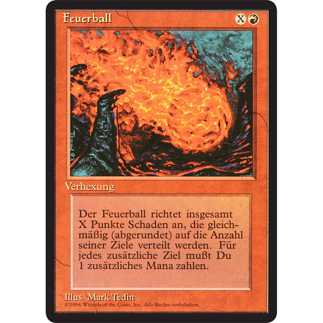 MTG Singles - Fireball - Foreign Black Bordered - German - Regular