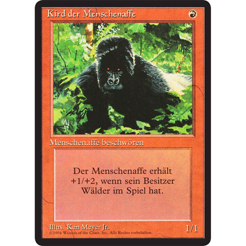 MTG Singles - Kird Ape - Foreign Black Bordered - German - Regular
