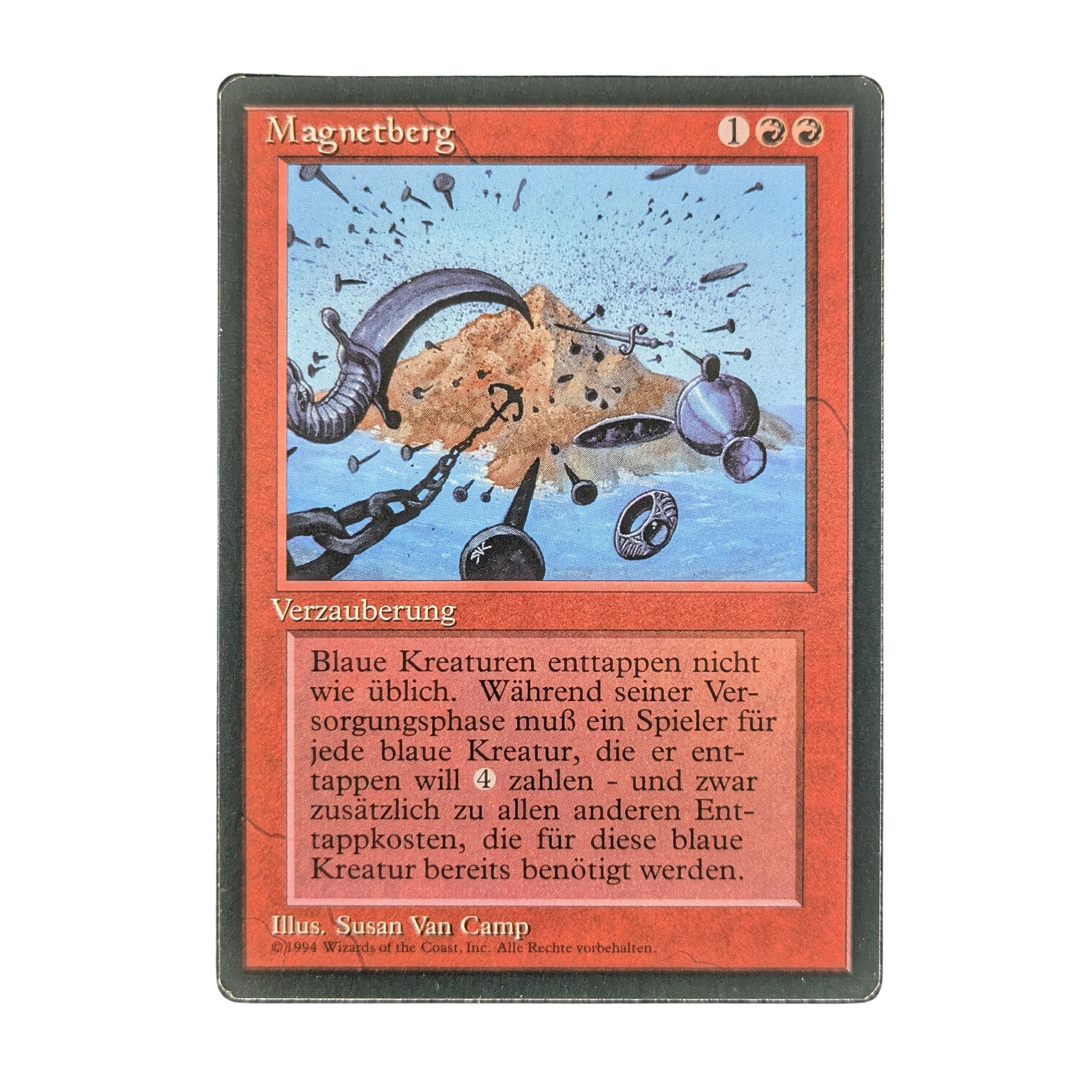 MTG Singles - Magnetic Mountain - Foreign Black Bordered - German - 