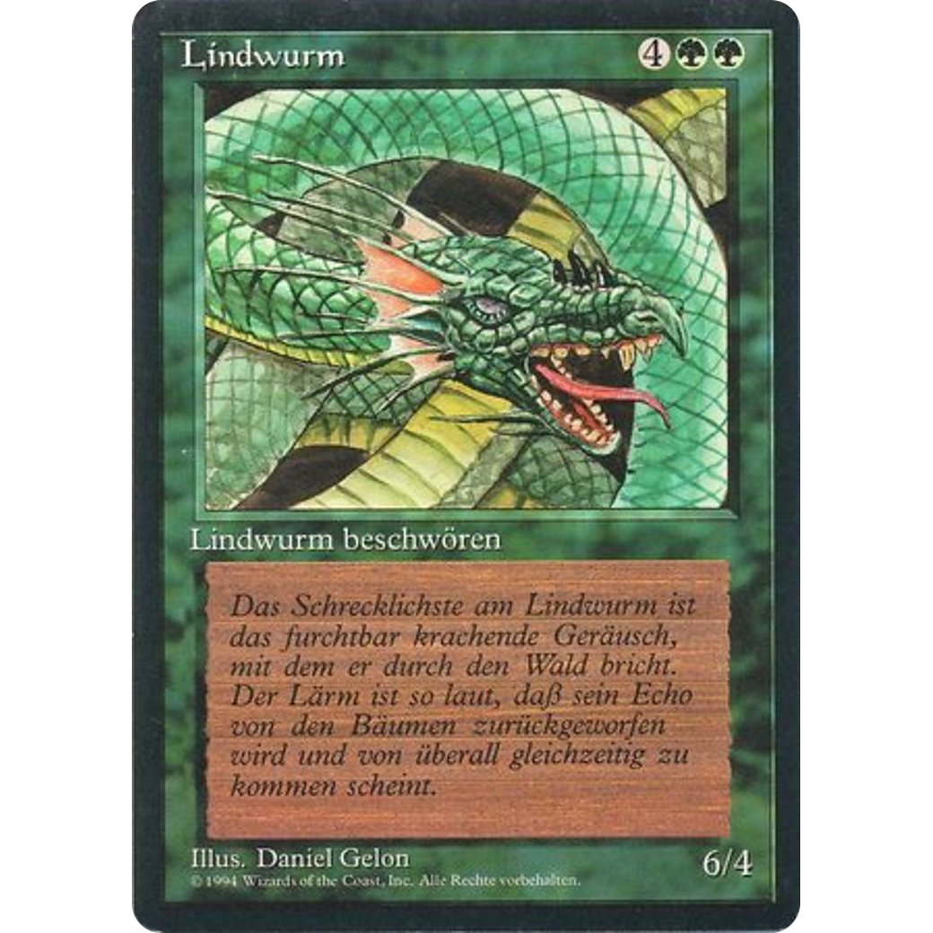 MTG Singles - Craw Wurm - Foreign Black Bordered - German - Regular