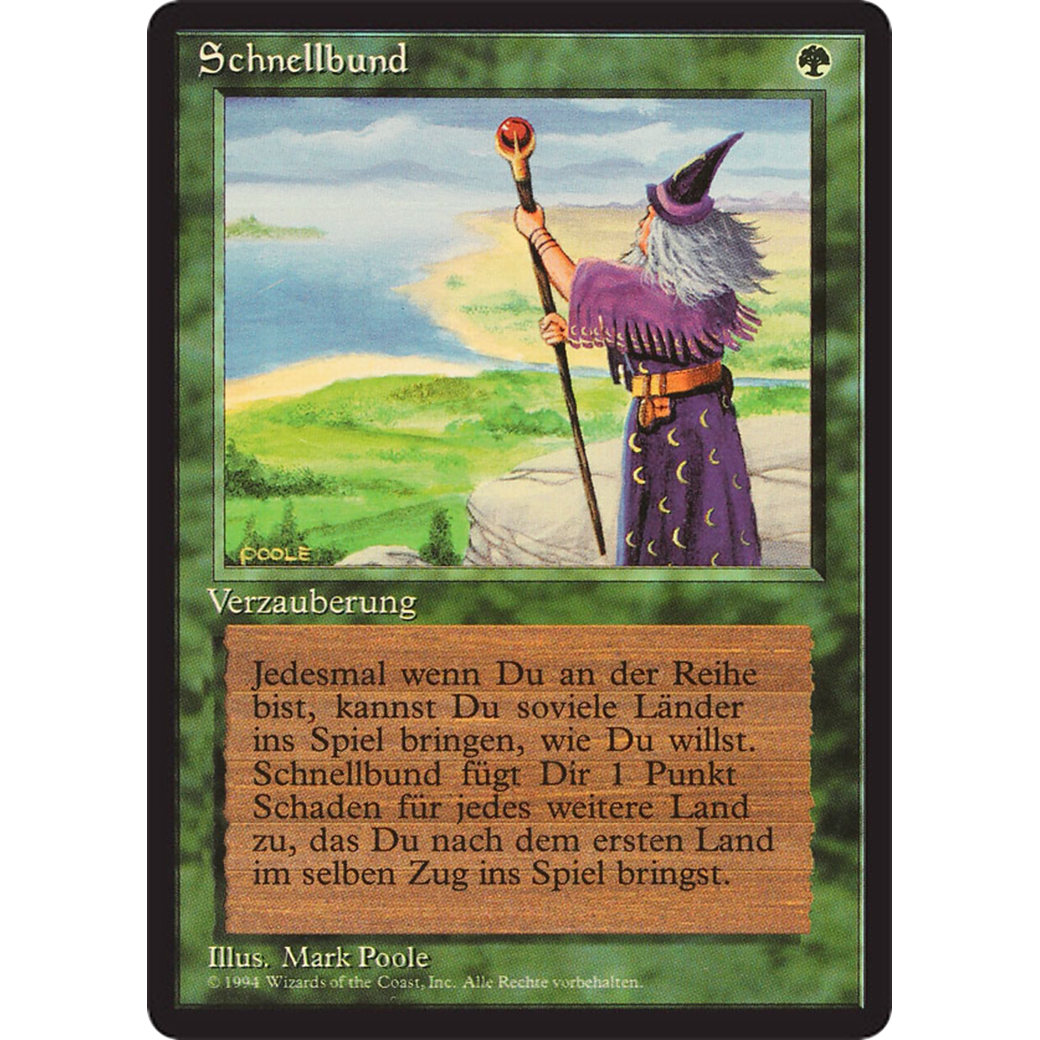MTG Singles - Fastbond - Foreign Black Bordered - German - Regular