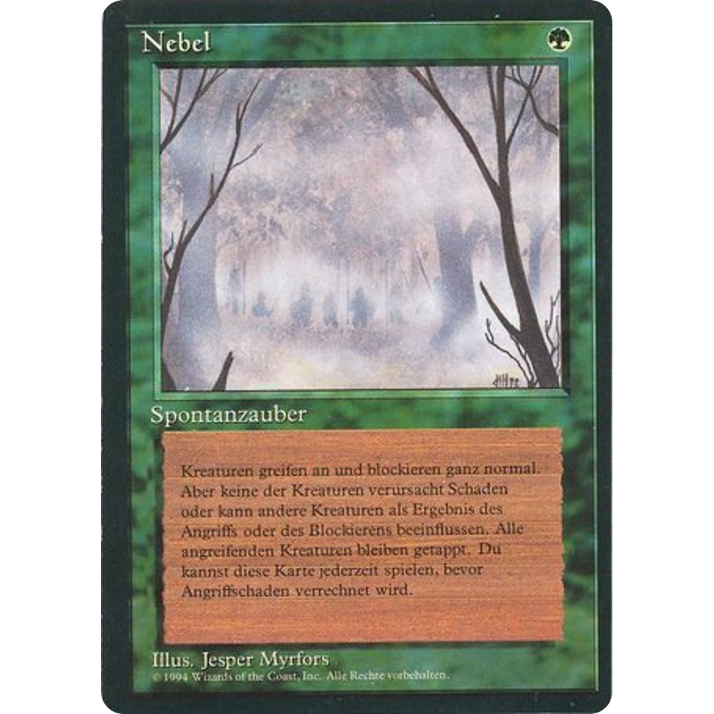 MTG Singles - Fog - Foreign Black Bordered - German - Regular