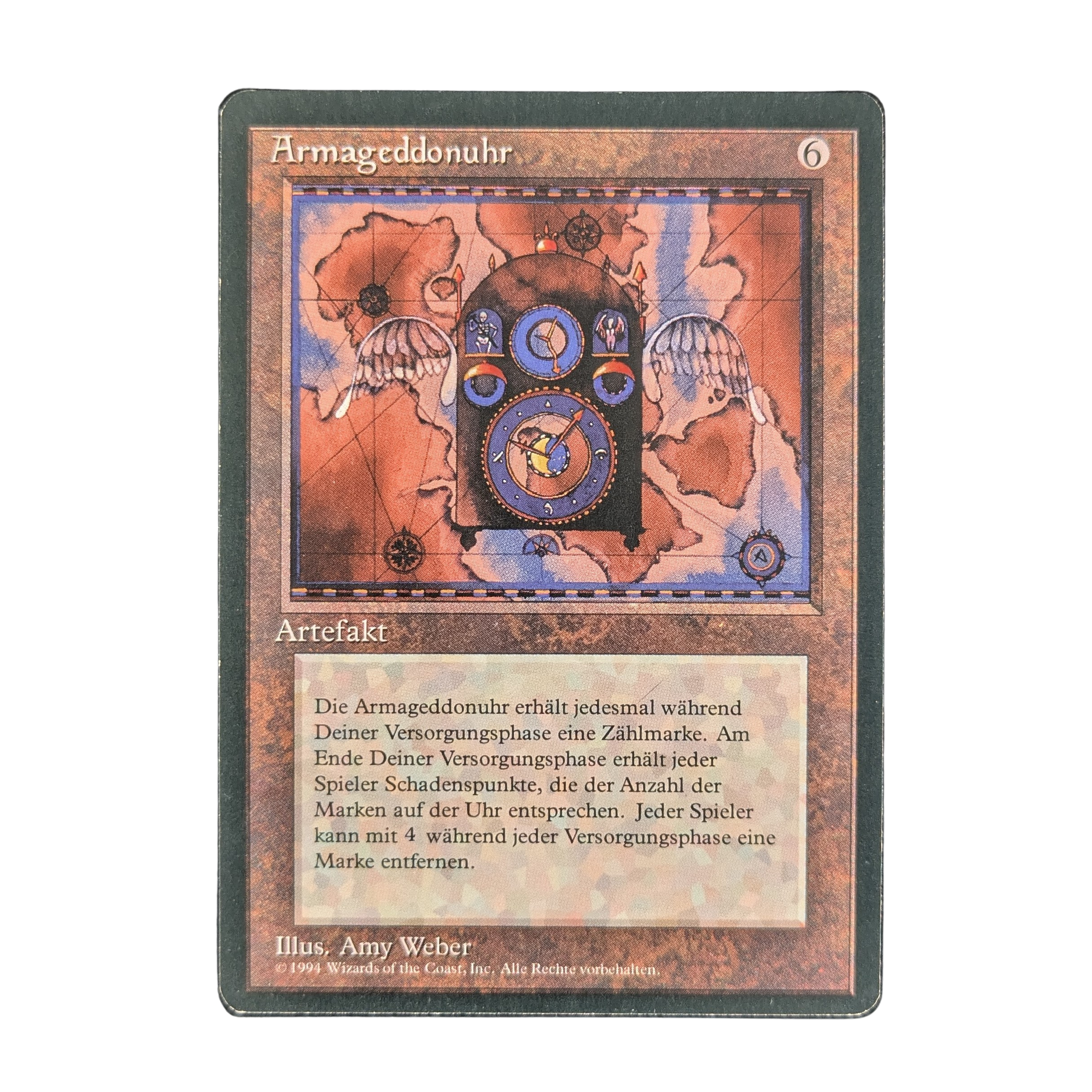 MTG Singles - Armageddon Clock - Foreign Black Bordered - German - 