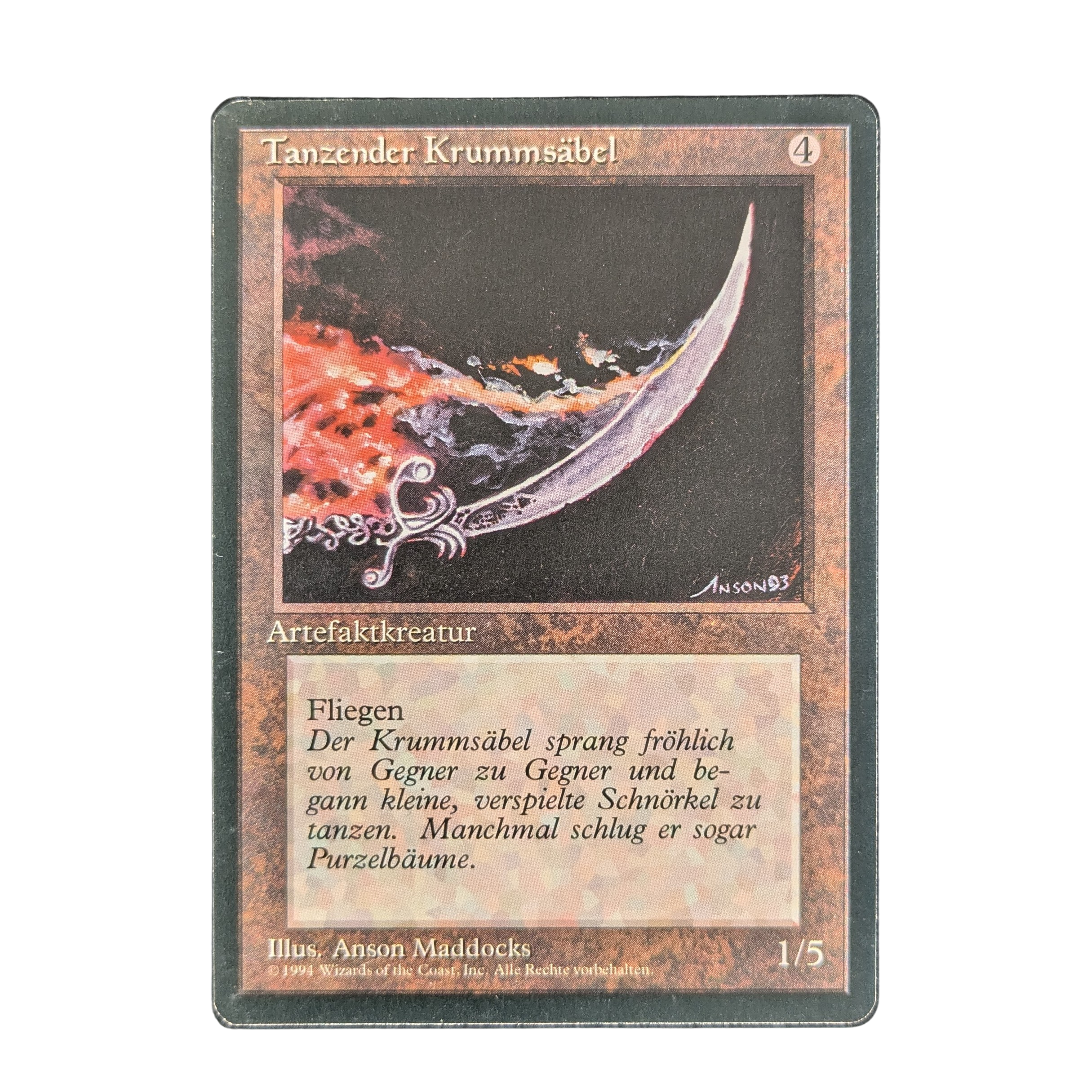 MTG Singles - Dancing Scimitar - Foreign Black Bordered - German - 