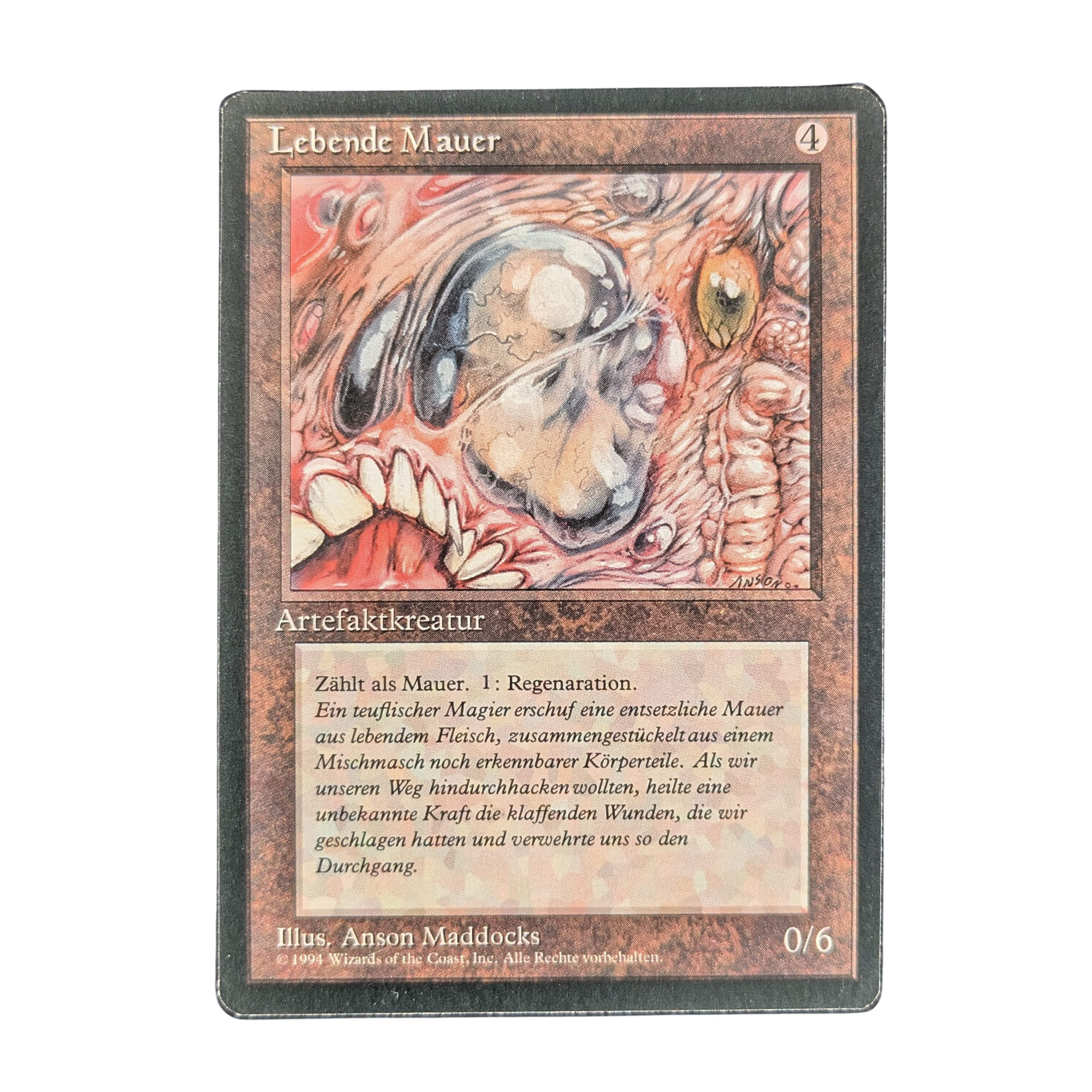 MTG Singles - Living Wall - Foreign Black Bordered - German - 