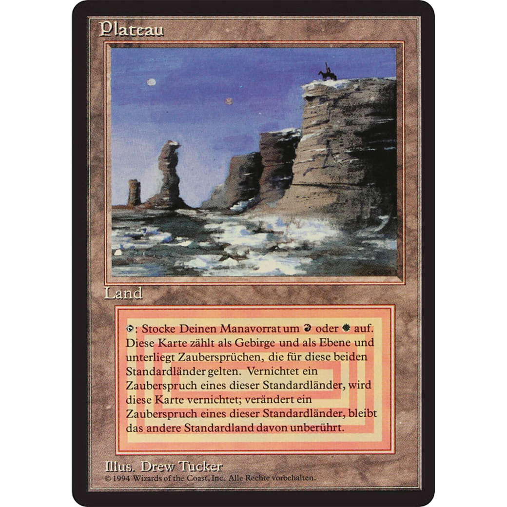 MTG Singles - Plateau - Foreign Black Bordered - 