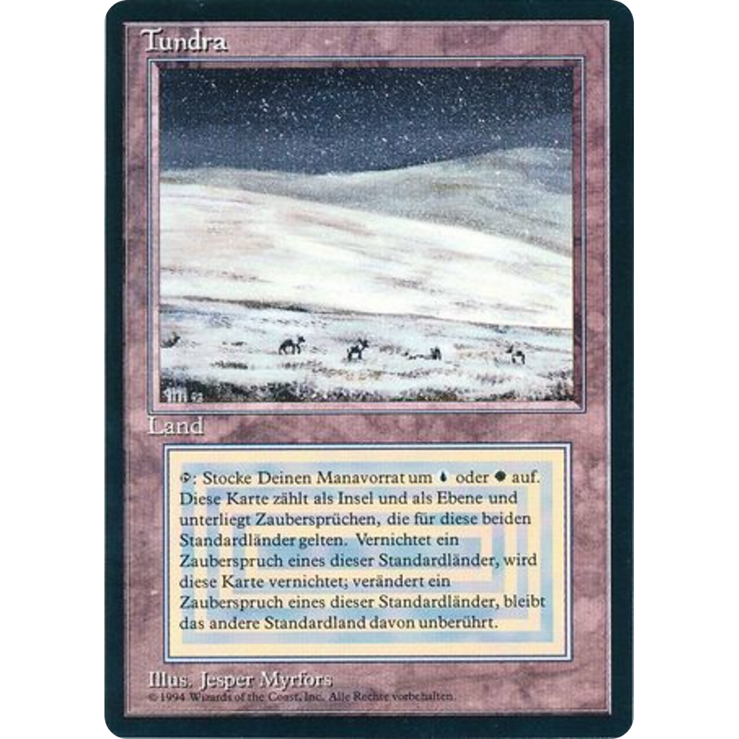 MTG Singles - Tundra - Foreign Black Bordered - 