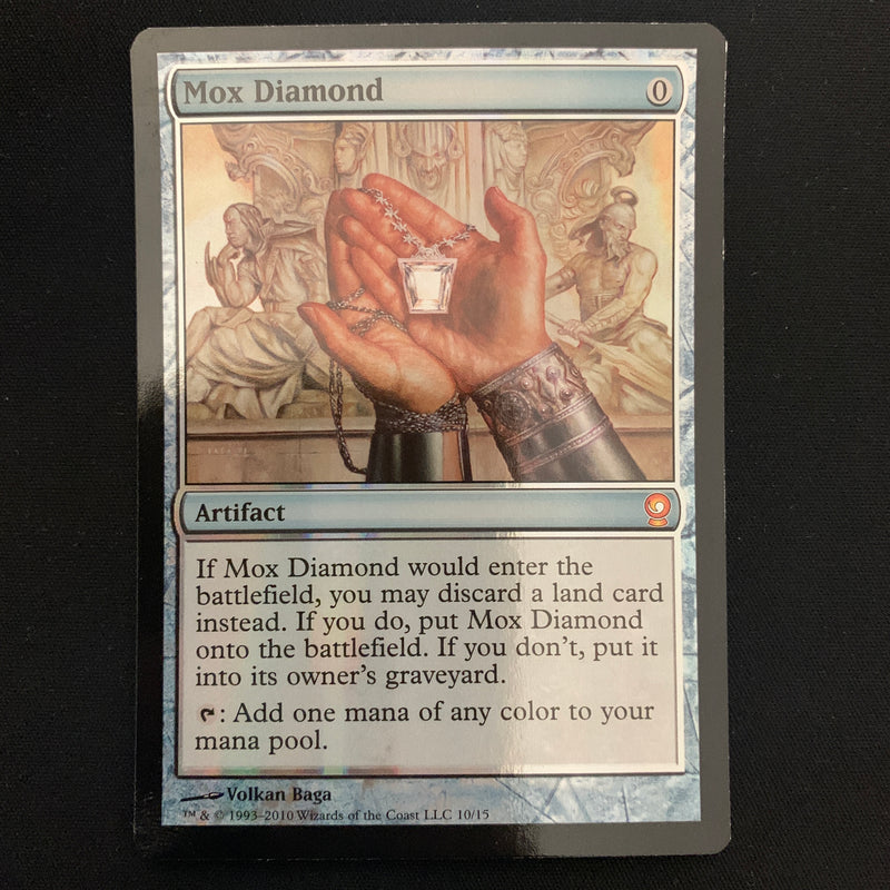 Magic the Gathering [FOIL] Mox Diamond - From the Vault: Relics - GD, PRESSURE MARK 