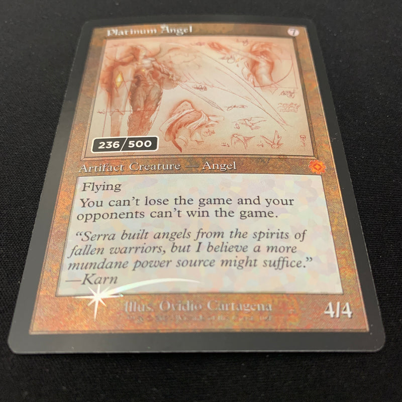 Magic the Gathering [FOIL] Platinum Angel (Serialized) - Retro Frame Artifacts - GD, 236/500 