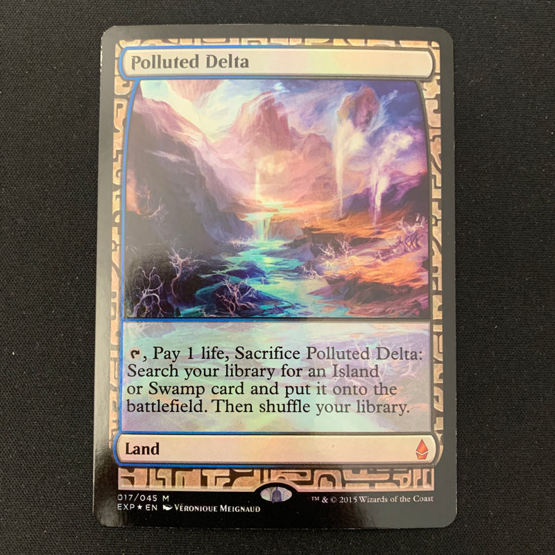 Magic the Gathering [FOIL] Polluted Delta - Zendikar Expeditions - EX 