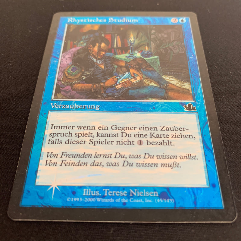 Magic the Gathering [FOIL] Rhystic Study - Prophecy - PL 