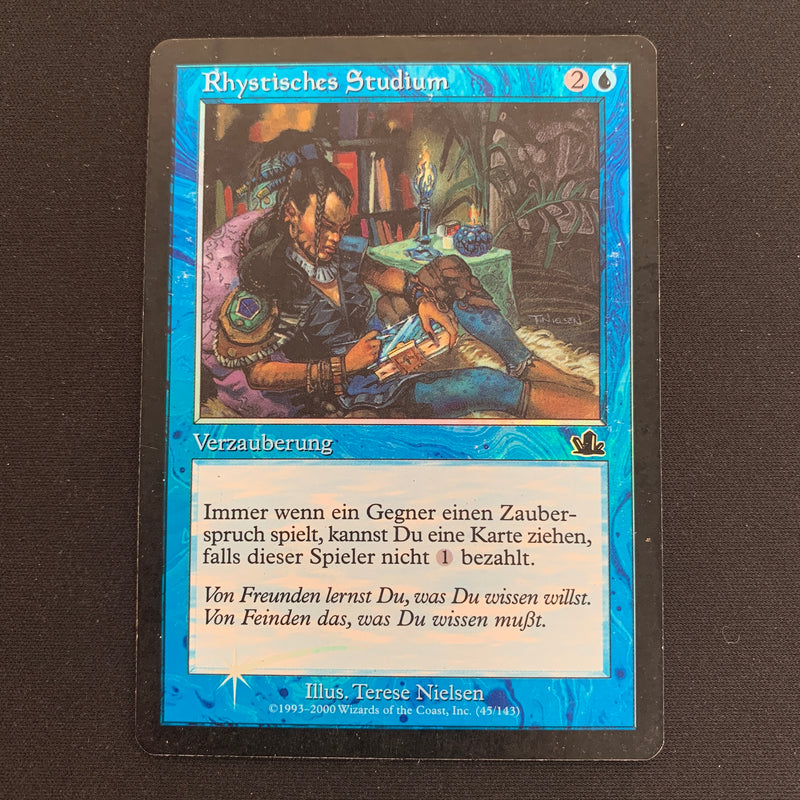 Magic the Gathering [FOIL] Rhystic Study - Prophecy - PL 