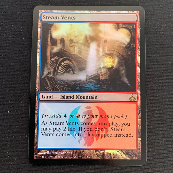 Magic the Gathering [FOIL] Steam Vents - Guildpact - NM 