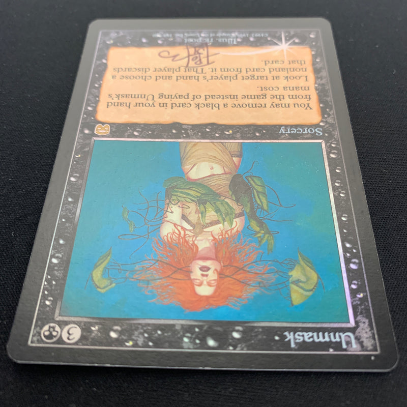 Magic the Gathering [FOIL] Unmask - Mercadian Masques - GD, SIGNED 