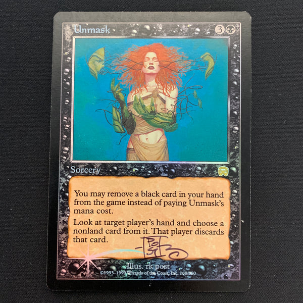 Magic the Gathering [FOIL] Unmask - Mercadian Masques - GD, SIGNED 