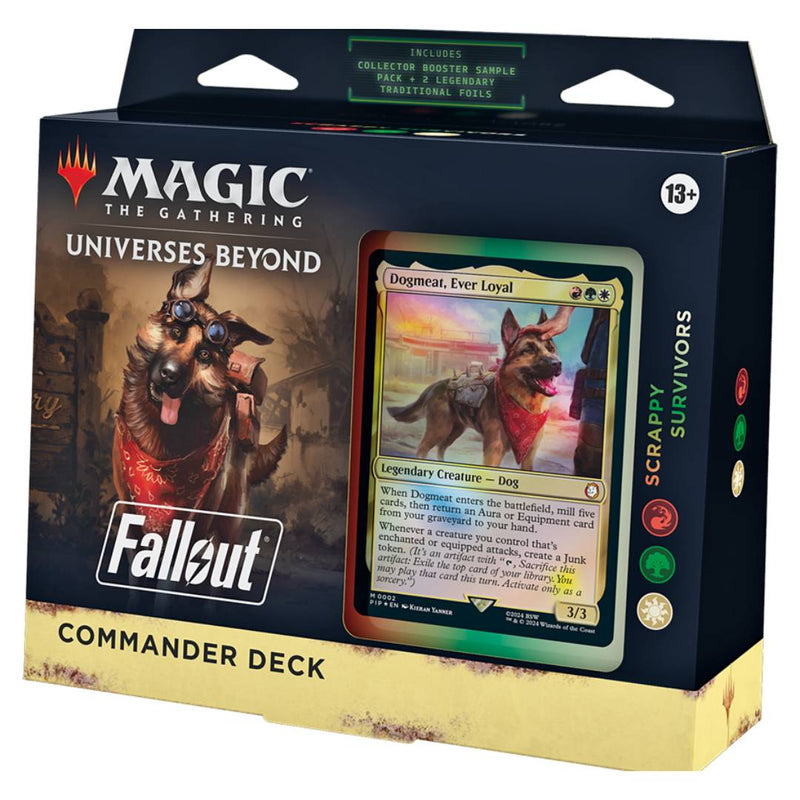 Universes Beyond: Fallout Commander Deck Scrappy Survivors