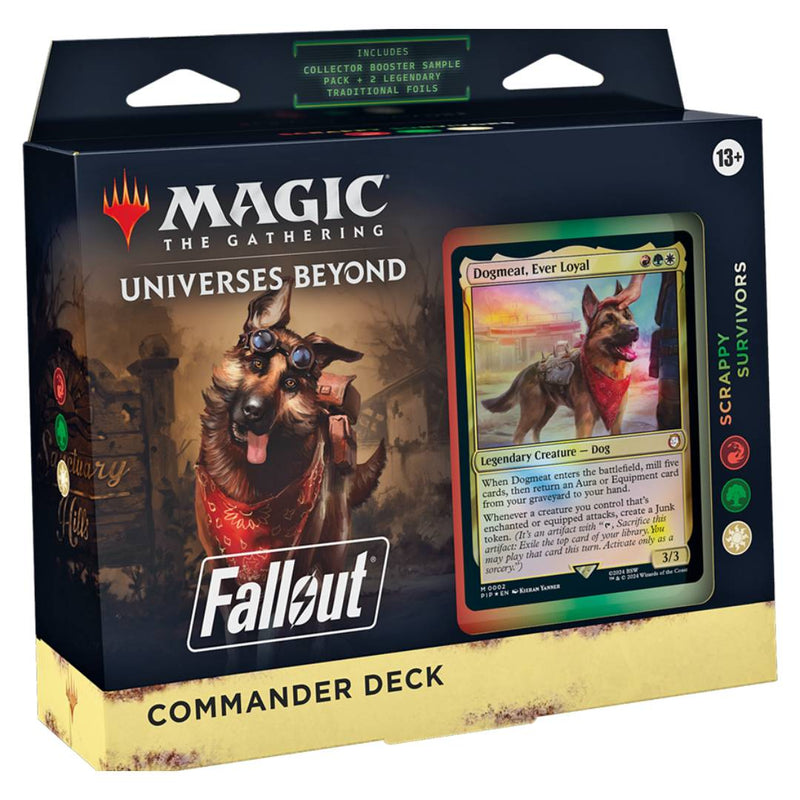 Universes Beyond: Fallout Commander Deck Scrappy Survivors