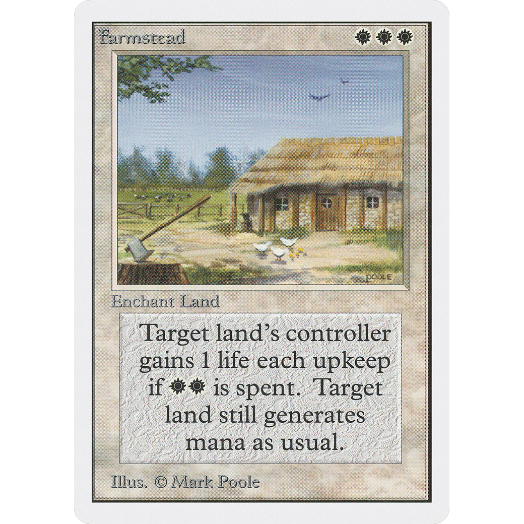 MTG Singles - Farmstead - Unlimited - NM