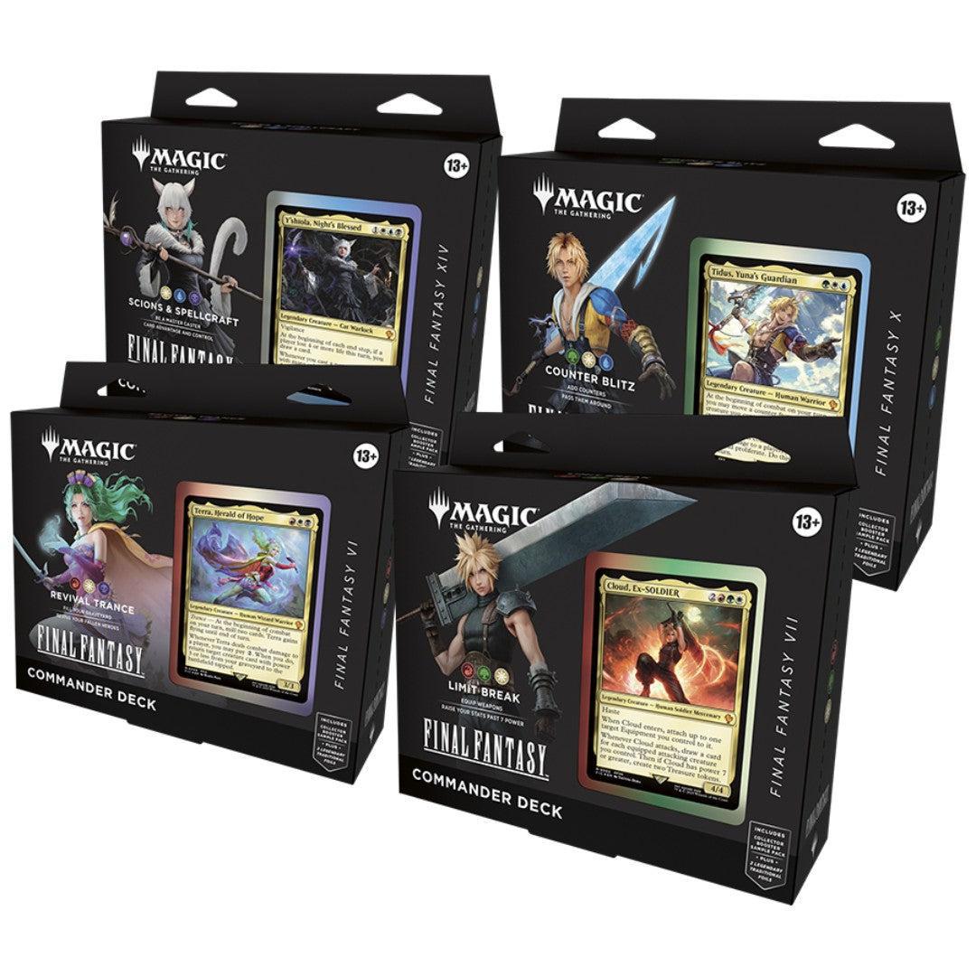 MTG Sealed Product - Final Fantasy Commander Deck Set - English