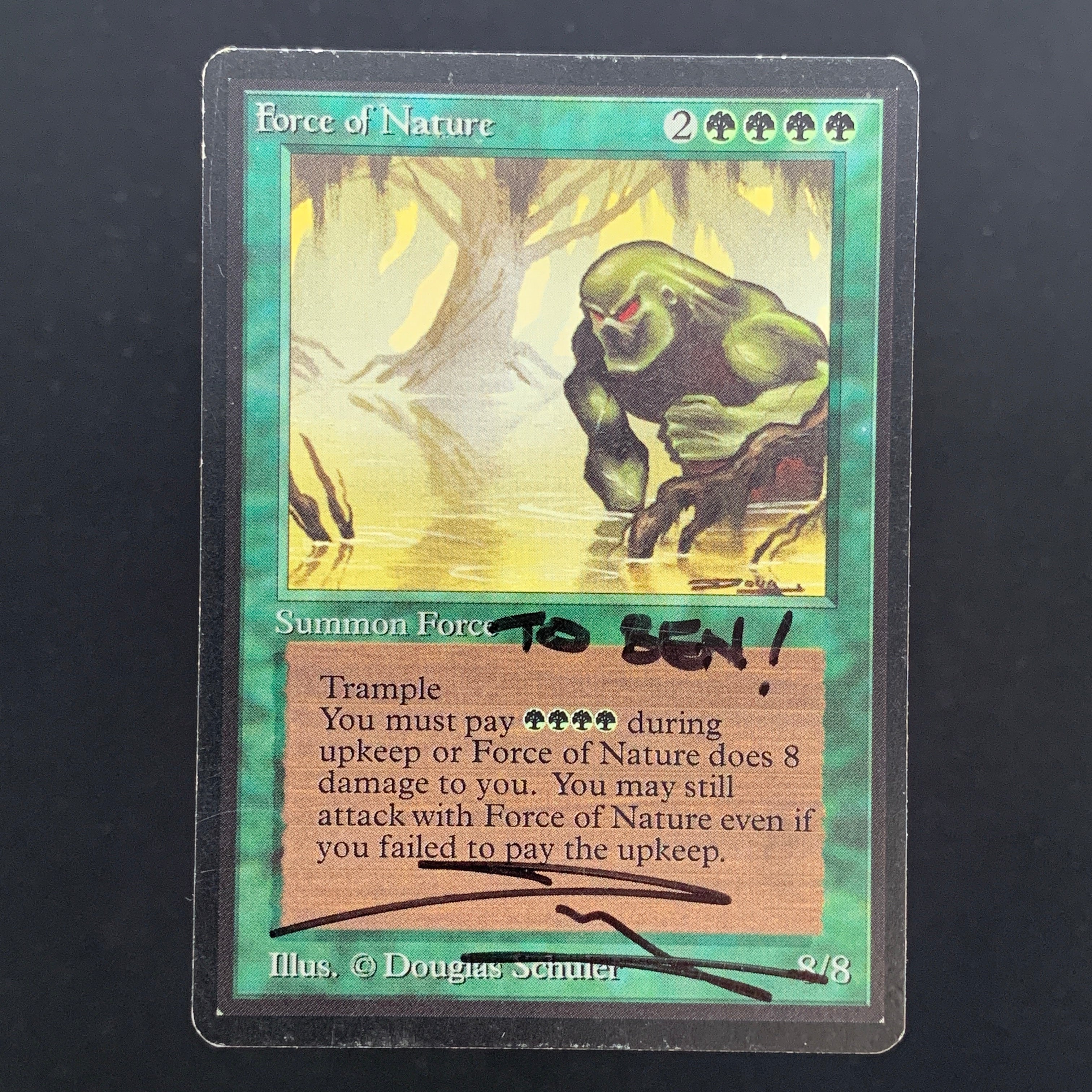 MTG Singles - Force of Nature - Beta - 