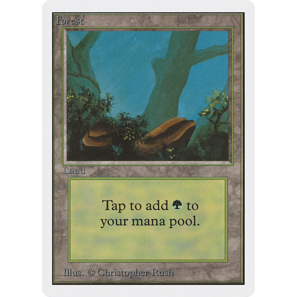 Magic the Gathering Forest (V.1) - Unlimited NM