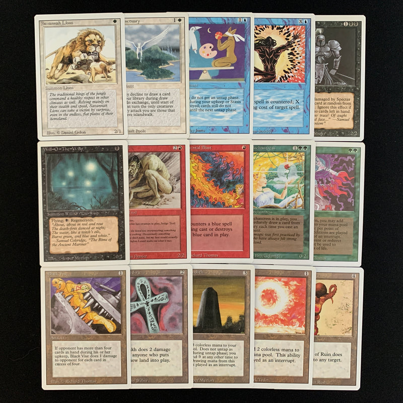 Magic the Gathering Full Set - Revised - NM, NO DUALS 