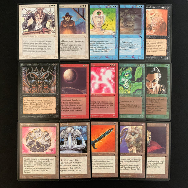 Magic the Gathering Full Set - The Dark - GD-EX 