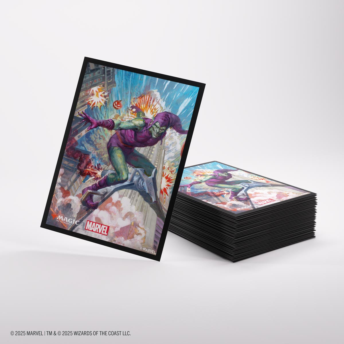 Gaming Supplies - Gamegenic Marvel's Spider-Man Premium Art Sleeves - Green Goblin