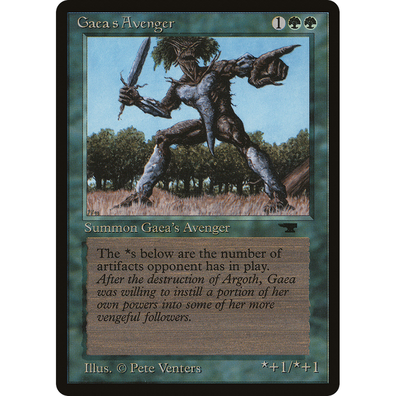 Magic the Gathering Gaea's Avenger - Antiquities NM