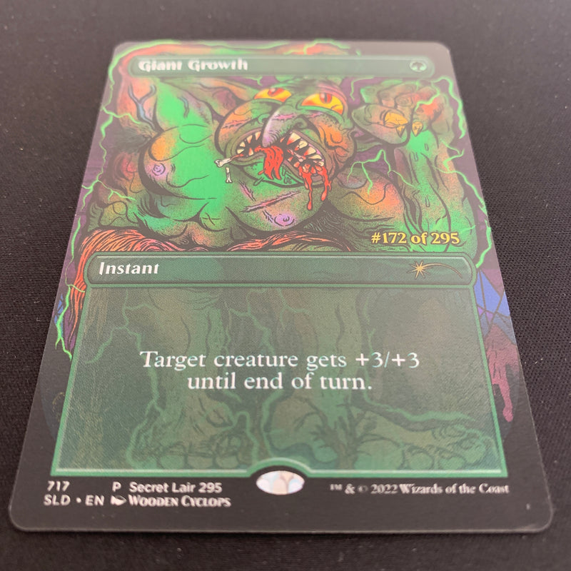 Magic the Gathering Giant Growth (Serialized) - MagicCon Products - NM, 172/295 