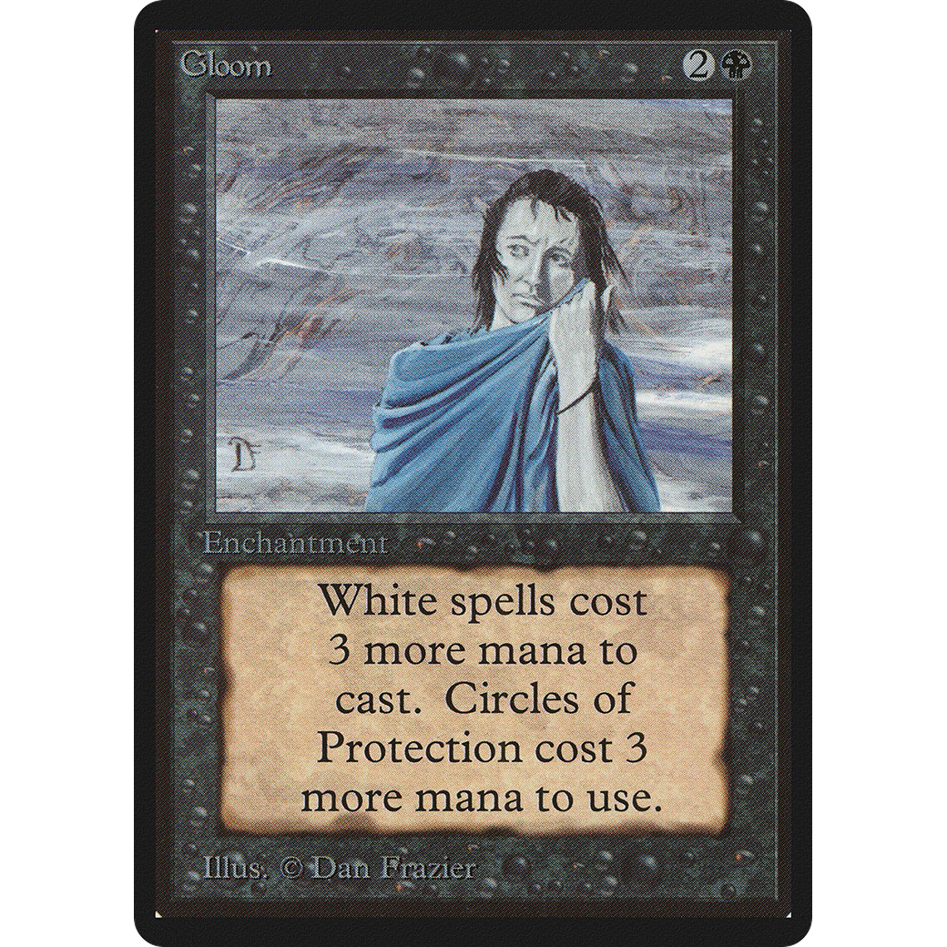 MTG Singles - Gloom - Beta - NM