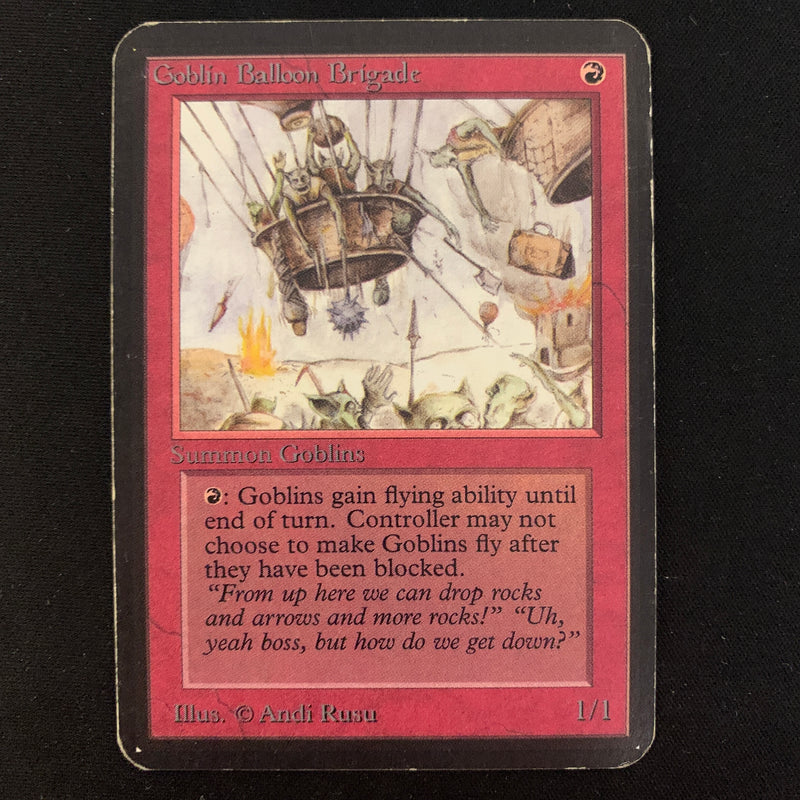 Magic the Gathering Goblin Balloon Brigade - Alpha LP - 23786