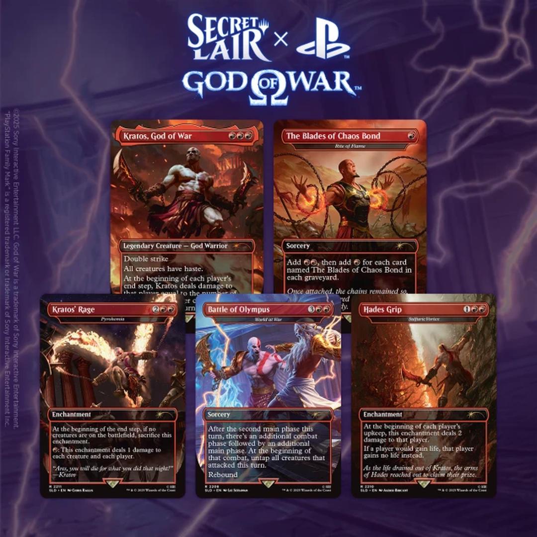 MTG Sealed Product - Secret Lair x Playstation Superdrop Secret Lair God of War: Greek - English