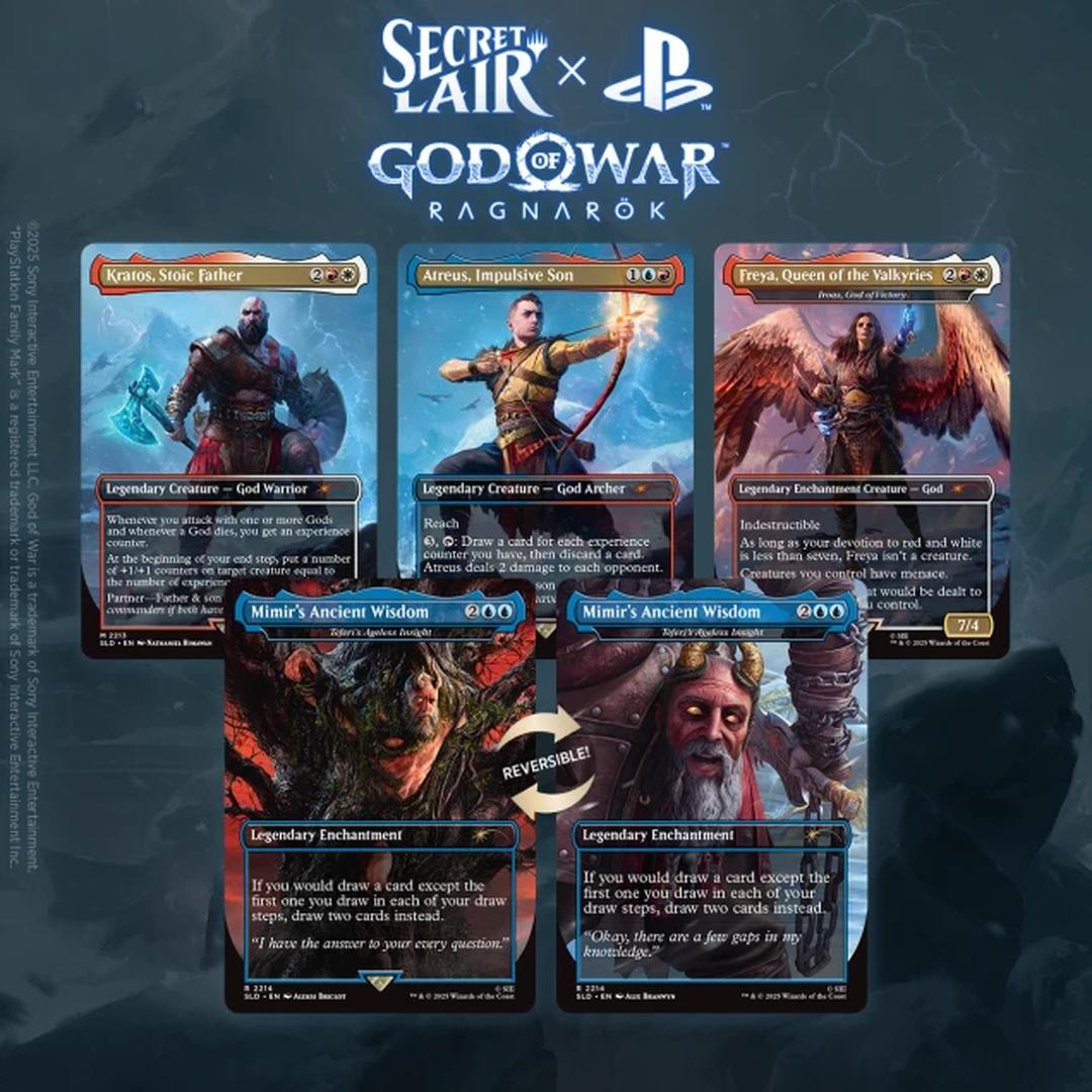MTG Sealed Product - Secret Lair x Playstation Superdrop Secret Lair God of War: Norse - English