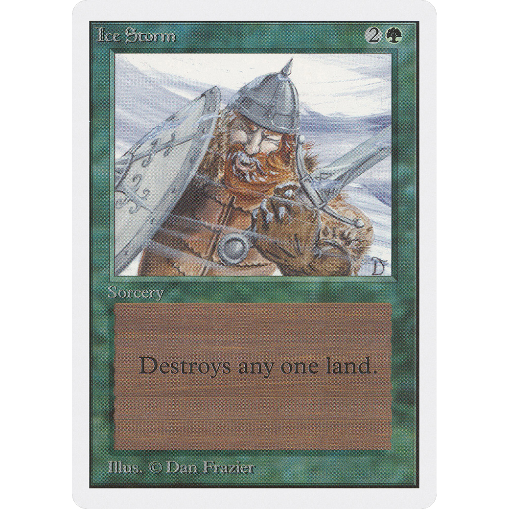 MTG Singles - Ice Storm - Unlimited - NM